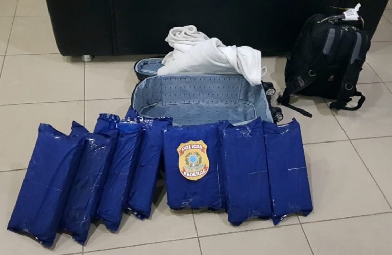 Recife: Jovem de 19 anos é presa no Aeroporto dos Guararapes com 15 quilos de maconha