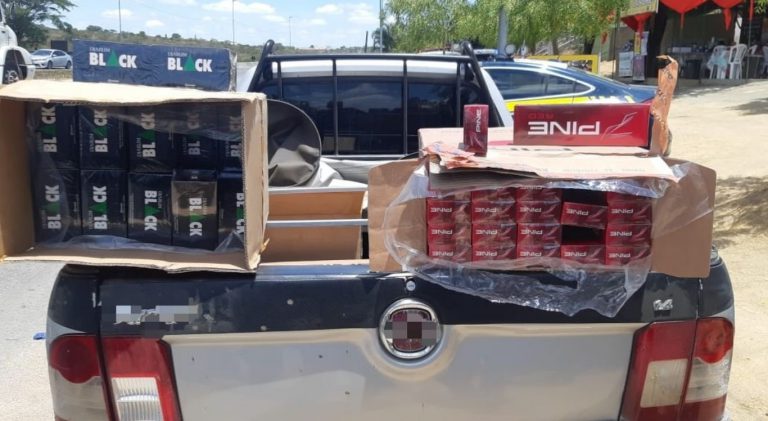 Operação apreende 2.500 maços de cigarros contrabandeados em Caruaru