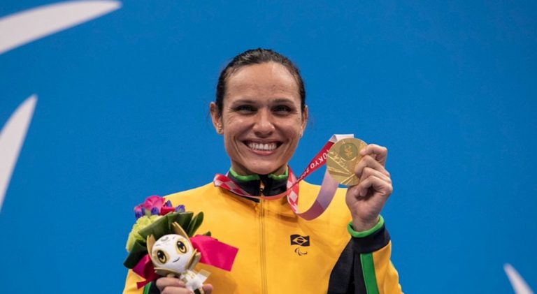 Pernambucana quebra recorde, leva 3º ouro e se torna a maior medalhista do Brasil em uma única paralimpíada
